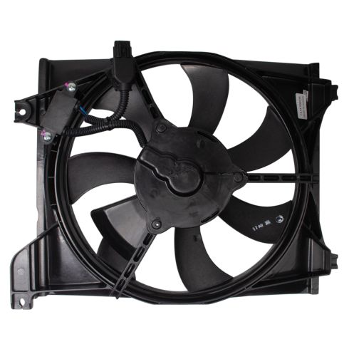 2006-11 Kia Rio Rio5 Passenger Side A/C Condenser Cooling Fan Assembly TRQ RFA83204
