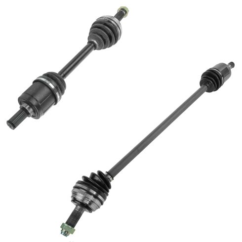1990-93 Honda Accord Automatic Transmission Front Driver & Passenger Side 2 Piece CV Axle Assembly Set TRQ CSA82544