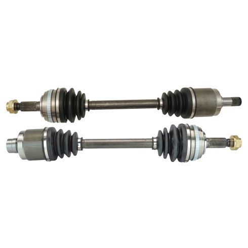 1997-01 Honda Prelude Base Model Front Driver & Passenger Side 2 Piece CV Axle Assembly Set TRQ CSA72778