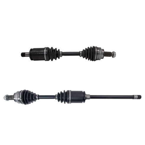 BMW Front Driver & Passenger Side 2 Piece CV Axle Assembly Set TRQ CSA80134