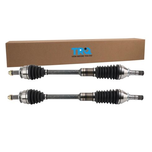 Subaru Front Driver & Passenger Side 2 Piece Heavy Duty CV Axle Assembly Set TRQ CSA34110