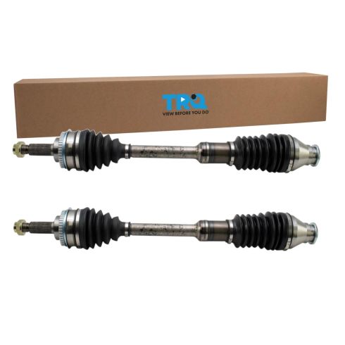 Subaru Front Driver & Passenger Side 2 Piece Heavy Duty CV Axle Assembly Set TRQ CSA34111