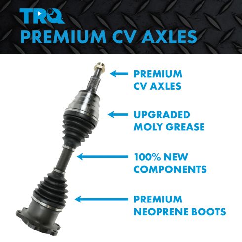 Toyota Camry Highlander Solara Front Passenger Side CV Axle Assembly TRQ CSA82248