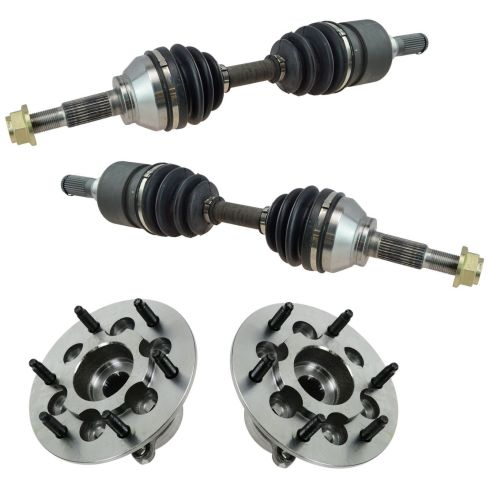 2009-12 Chevrolet Colorado GMC Canyon Front 4 Piece Drivetrain Kit TRQ CSA64122