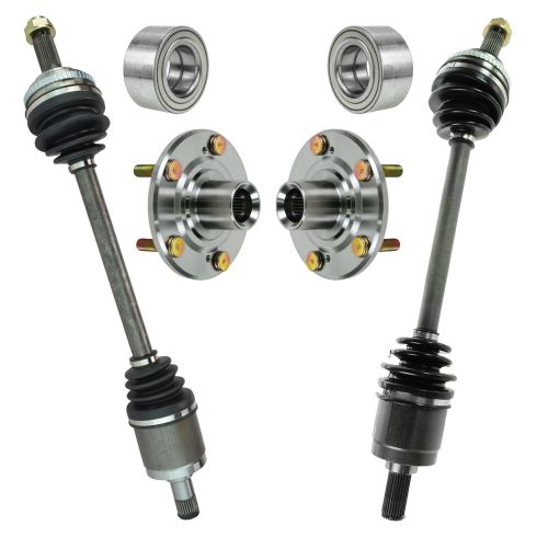 Honda Accord Acura CL TL Front 6 Piece Drivetrain Kit TRQ PSA66391
