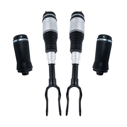 2011-15 Jeep Grand Cherokee with Quadra-Lift Air Suspension Front & Rear Air Suspension Kit TRQ PAA80148