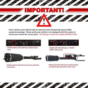 Mercedes Benz Front & Rear 6 Piece Air Suspension Kit TRQ PAA80078