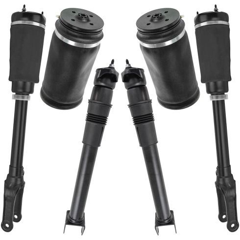 Mercedes Benz Front & Rear 6 Piece Air Suspension Kit TRQ PAA80078