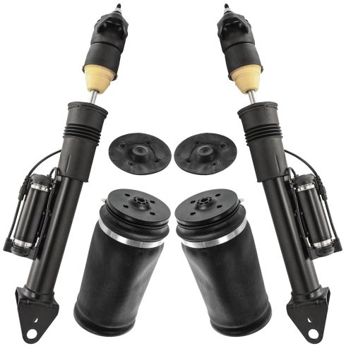 Mercedes Benz Rear 4 Piece Air Suspension Kit TRQ PAA80079