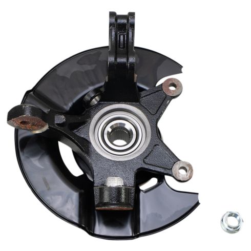 2005-08 Honda Pilot Front Driver Side Steering Knuckle Assembly TRQ BHA42872
