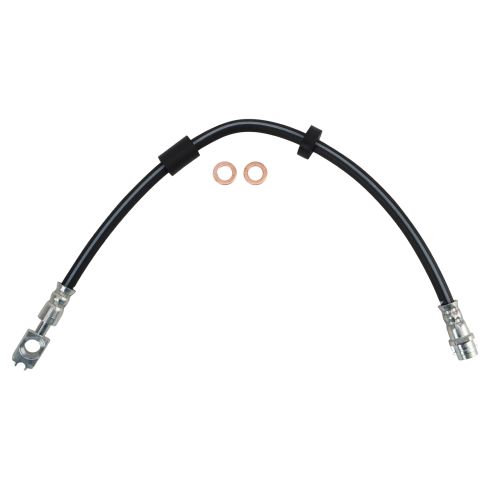 VW Beetle Golf Jetta Front Driver & Passenger Side 2 Piece Brake Hose Set TRQ BLA63685 - Image 4