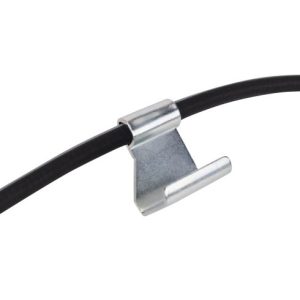 Chevrolet GMC Cadillac Front Driver & Passenger Side 2 Piece Brake Hose Set with Hose Brackets TRQ BLA63753