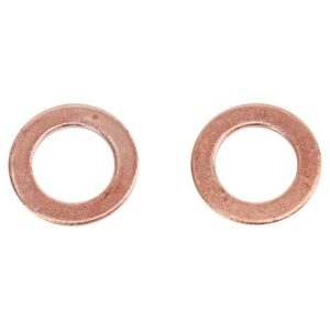 Ford F150 Lincoln Mark LT Rear Driver & Passenger Side 2 Piece Brake Hose Set with Hose Bracket TRQ BLA63864