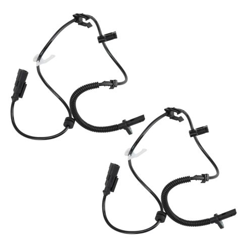 Chevrolet GMC Buick Saturn Rear Driver & Passenger Side 2 Piece ABS Wheel Speed Sensor Set TRQ BSA13984 - Image 5