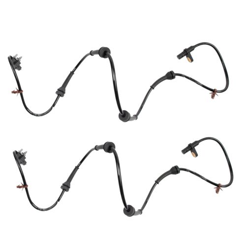 Nissan Rogue Rear Driver & Passenger Side 2 Piece ABS Wheel Speed Sensor Set TRQ BSA14029 - Image 4
