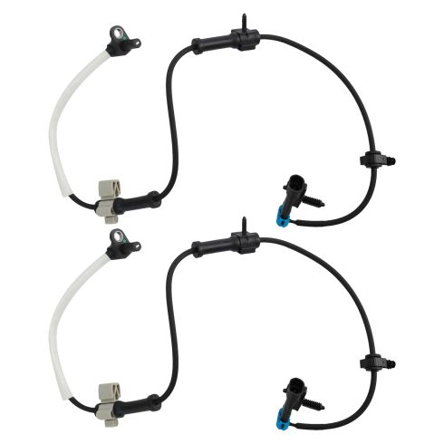 Chevrolet GMC Front Driver & Passenger Side 2 Piece ABS Wheel Speed Sensor Set TRQ BSA14077 - Image 4