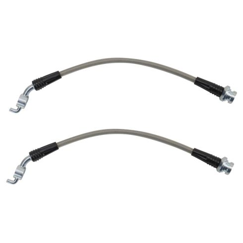Nissan Altima Rear Driver & Passenger Side 2 Piece Brake Hose Set TRQ Performance BLA63311 - Image 5