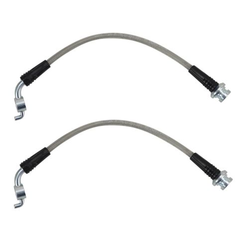 Nissan Infiniti Rear Driver & Passenger Side 2 Piece Brake Hose Set TRQ Performance BLA63314 - Image 5