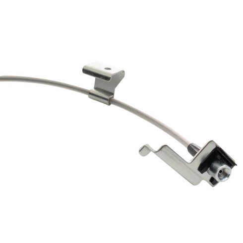 Chevrolet GMC Cadillac Front Driver & Passenger Side 2 Piece Brake Hose Set with Hose Brackets TRQ Performance BLA63323