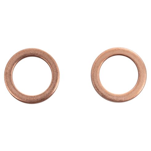 Chevrolet GMC Cadillac Front Driver & Passenger Side 2 Piece Brake Hose Set with Hose Brackets TRQ Performance BLA63323 - Image 4
