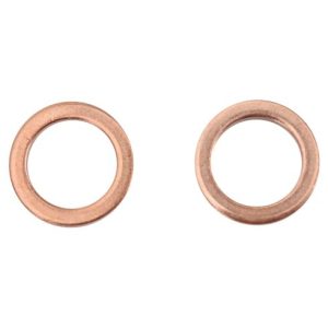 Chevrolet Pontiac Saturn Front Driver & Passenger Side 2 Piece Brake Hose Set TRQ Performance BLA63327