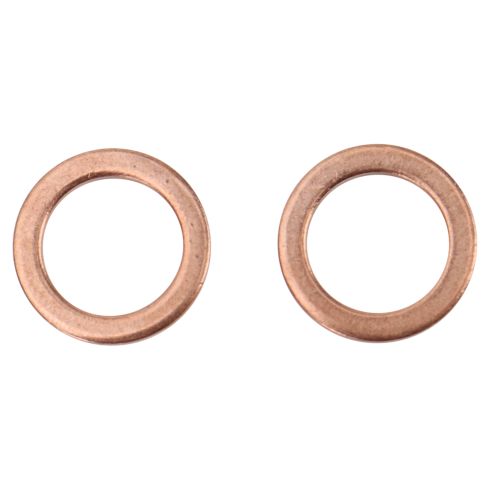 Chevrolet GMC Cadillac Front Driver & Passenger Side 2 Piece Brake Hose Set TRQ Performance BLA63346 - Image 3