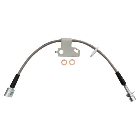 2007-14 Ford Expedition Lincoln Navigator Front Driver & Passenger Side 2 Piece Brake Hose Set TRQ Performance BLA63353 - Image 5