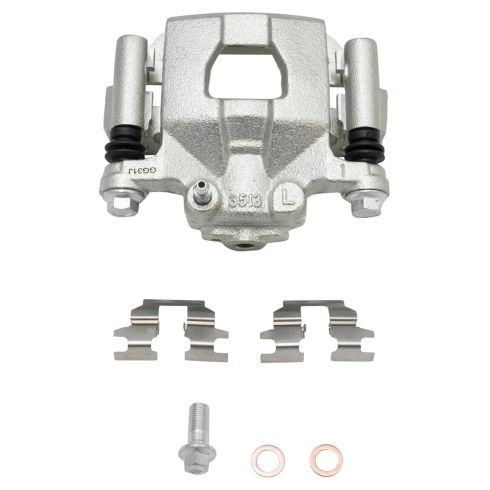 Nissan Altima Maxima Rear Driver Side Brake Caliper with Mounting Bracket TRQ CLA48293 - Image 4