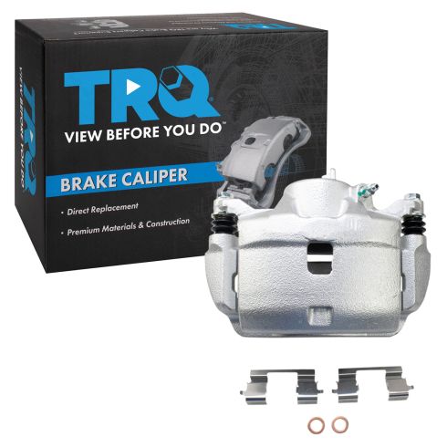 Honda CR-V Element Front Passenger Side Brake Caliper with Mounting Bracket TRQ CLA38196 - Image 6