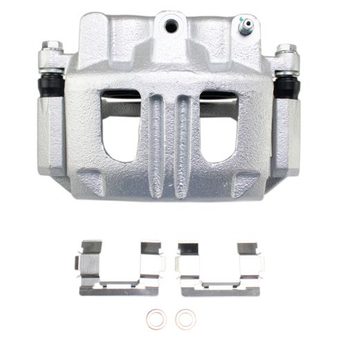 Chevrolet Pontiac Saturn Front Driver Side Brake Caliper with Mounting Bracket TRQ CLA38359 - Image 5