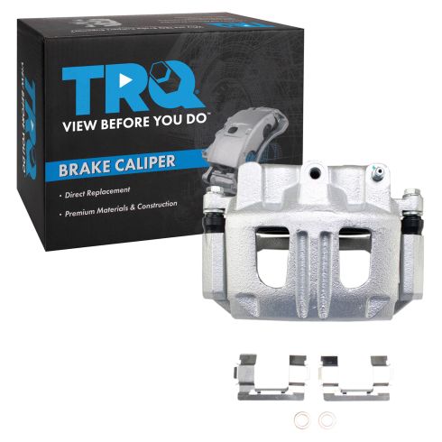 Chevrolet Pontiac Saturn Front Driver Side Brake Caliper with Mounting Bracket TRQ CLA38359 - Image 6