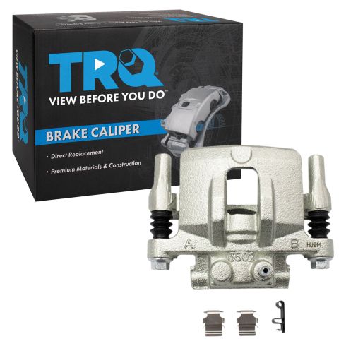 Jeep Dodge Chrysler Mitsubishi Rear Driver Side Brake Caliper with Mounting Bracket TRQ CLA37592 - Image 6