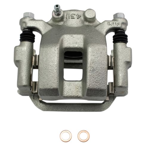 2003-08 Infiniti FX35 FX45 Rear Passenger Side Brake Caliper with Mounting Bracket TRQ CLA34585 - Image 4