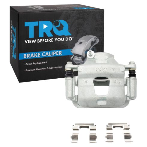 Nissan Infiniti Front Passenger Side Brake Caliper with Mounting Bracket TRQ CLA35116 - Image 6