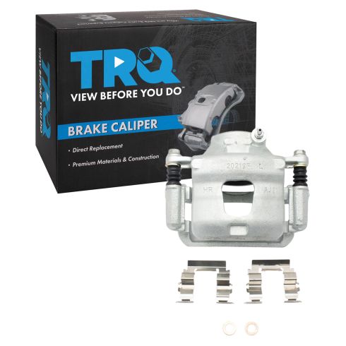 Nissan Infiniti Front Driver Side Brake Caliper with Mounting Bracket TRQ CLA35119 - Image 6