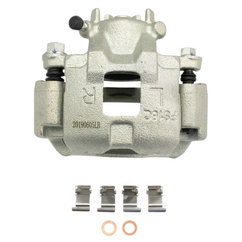 Mitsubishi Lancer Front Passenger Side Brake Caliper with Mounting Bracket TRQ CLA34979 - Image 6