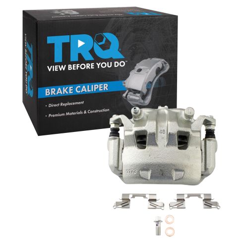 Nissan Frontier Pathfinder Xterra Front Driver Side Brake Caliper with Mounting Bracket TRQ CLA31904 - Image 6