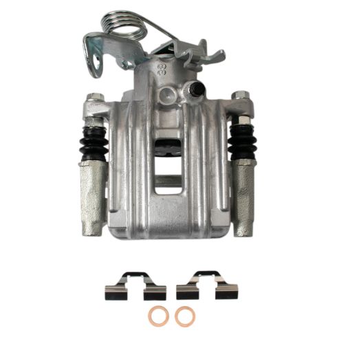 VW Audi Rear Passenger Side Brake Caliper with Mounting Bracket TRQ CLA46874 - Image 5