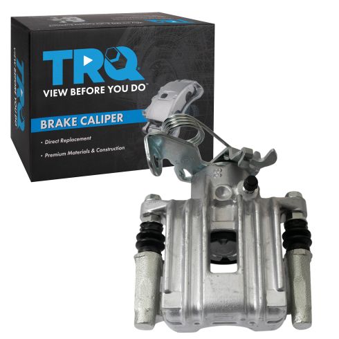 VW Audi Rear Passenger Side Brake Caliper with Mounting Bracket TRQ CLA46874 - Image 6