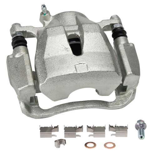Toyota Pontiac Scion Front Passenger Side Brake Caliper with Mounting Bracket TRQ CLA46900 - Image 6