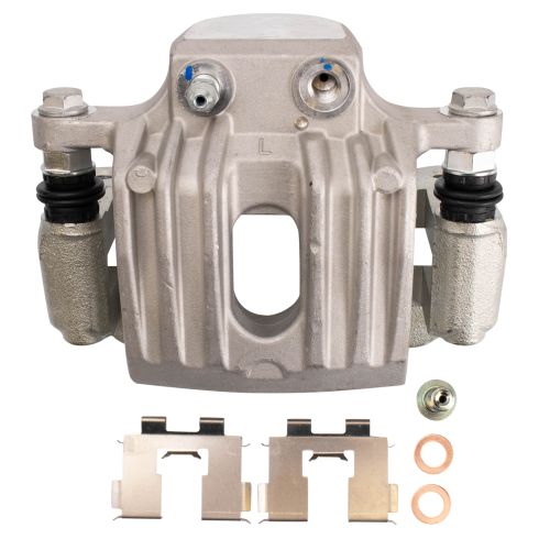 2007-09 Hyundai Santa Fe Rear Driver Side Brake Caliper with Mounting Bracket TRQ CLA46949 - Image 5