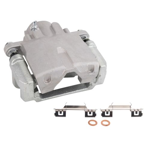 2004-09 Cadillac SRX Rear Passenger Side Brake Caliper with Mounting Bracket TRQ CLA47027 - Image 6