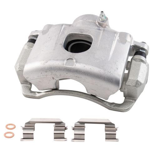 Kia Spectra Spectra 5 Front Driver Side Brake Caliper with Mounting Bracket TRQ CLA47058 - Image 6