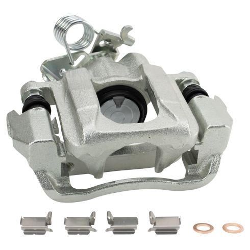 Ford Flex Taurus Lincoln MKS Rear Driver Side Brake Caliper with Mounting Bracket TRQ CLA47078 - Image 6