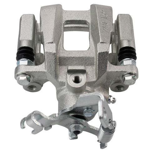 2016-19 Chevrolet Malibu Rear Passenger Side with Manual Parking Brake Brake Caliper with Mounting Bracket TRQ CLA47112 - Image 2