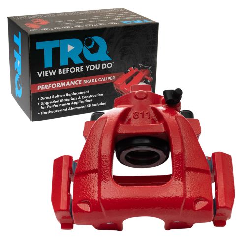 2002-08 Mini Cooper Front Driver Side with 276mm Diameter Front Rotors Performance Brake Caliper TRQ Performance CLA40035 - Image 6