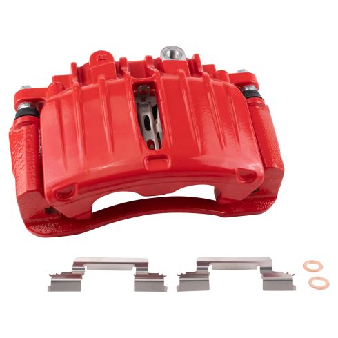 Chevrolet GMC Cadillac Rear Passenger Side Brake Caliper with Mounting Bracket TRQ Performance CLA40261 - Image 6