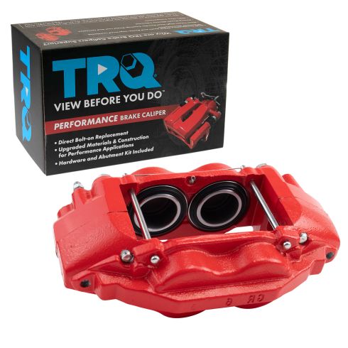 Toyota Sequoia Tundra Front Passenger Side Brake Caliper with Mounting Bracket TRQ Performance CLA40364 - Image 6