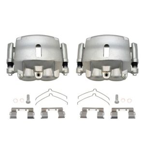 Ford Lincoln Front 2 Piece Brake Caliper Set TRQ CLA48563