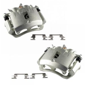 Chevrolet GMC Rear Driver & Passenger Side 2 Piece Brake Caliper Set TRQ CLA37641